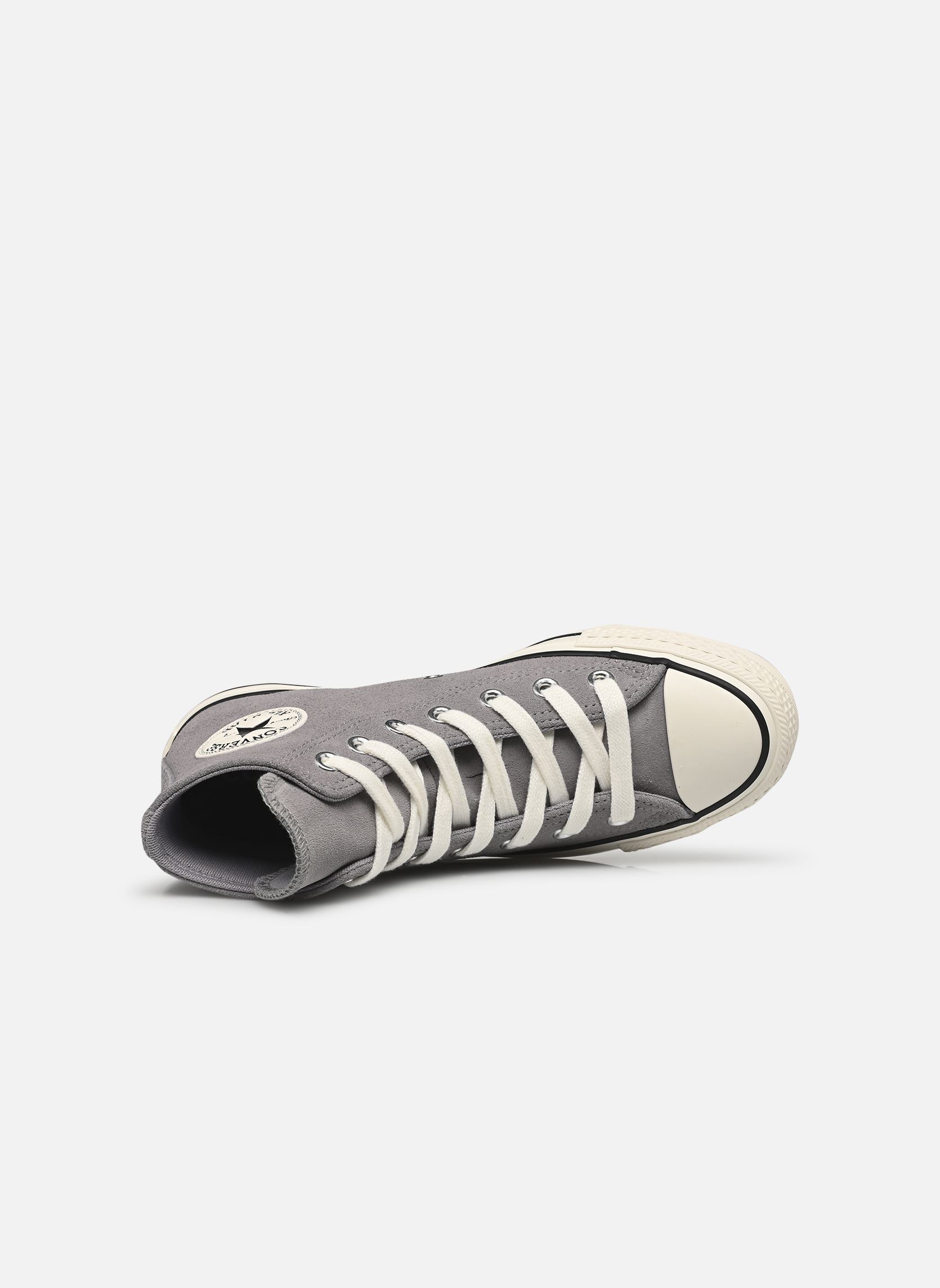 Baskets Chuck Taylor All Star Colorful Suede Hi femme gris Converse Baskets Chuck Taylor All Star Colorful Suede Hi femme gris CLASSIC GREY/EGRET/BLACK