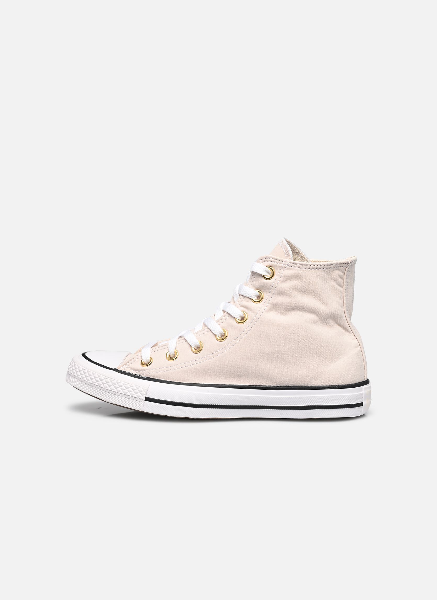 Baskets Chuck Taylor All Star Peached Canvas Hi femme beige Converse Baskets Chuck Taylor All Star Peached Canvas Hi femme beige LIGHT DUNE/WHITE/GOLD