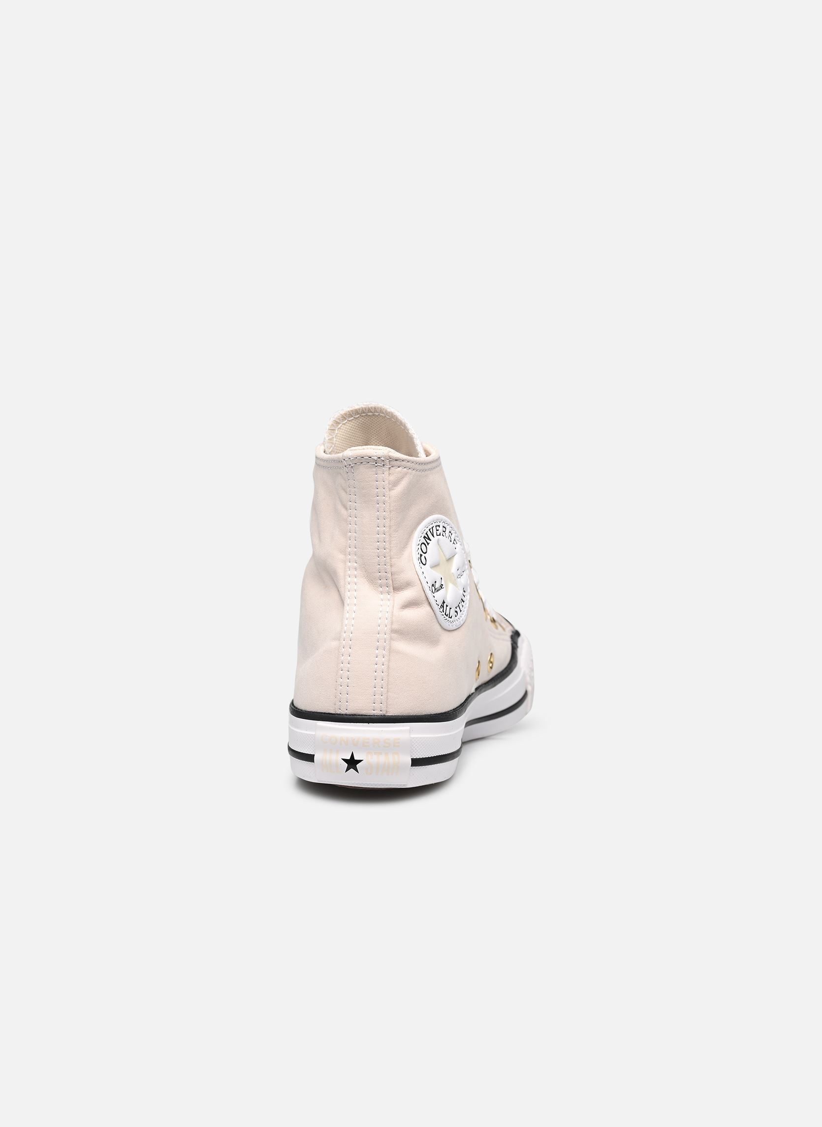 Baskets Chuck Taylor All Star Peached Canvas Hi femme beige Converse Baskets Chuck Taylor All Star Peached Canvas Hi femme beige LIGHT DUNE/WHITE/GOLD