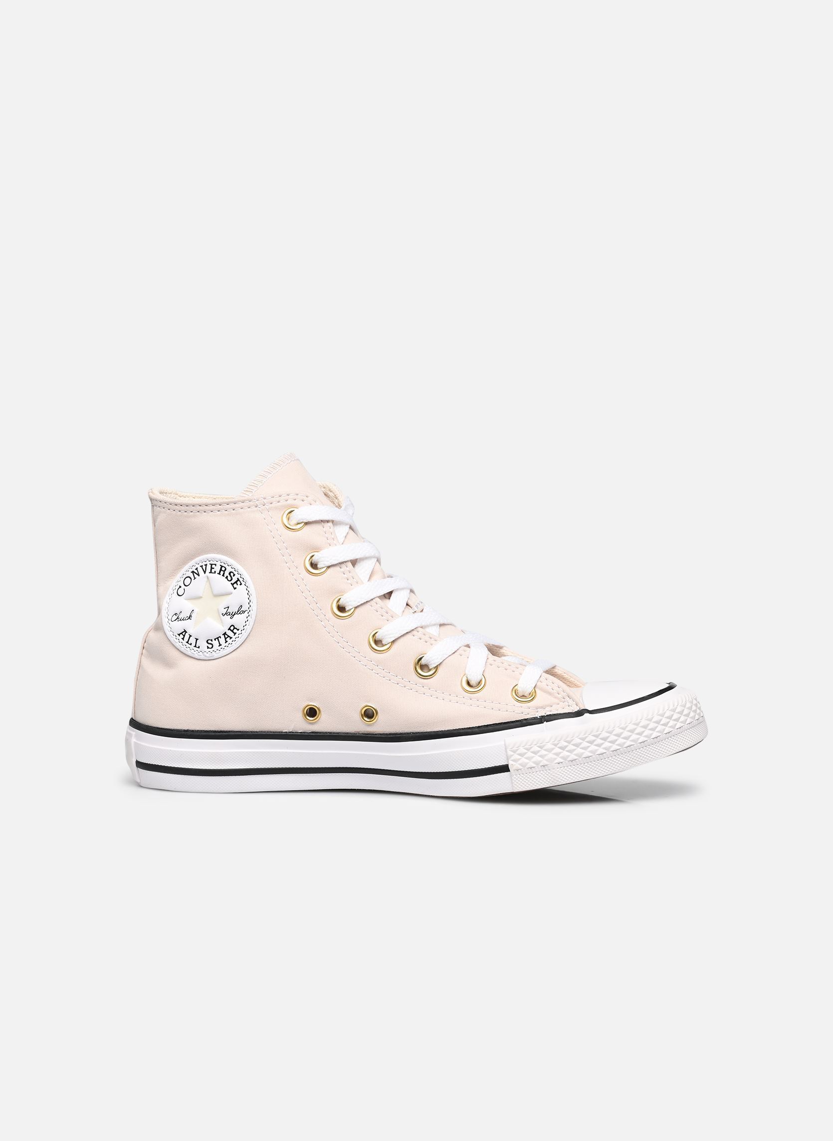 Baskets Chuck Taylor All Star Peached Canvas Hi femme beige Converse Baskets Chuck Taylor All Star Peached Canvas Hi femme beige LIGHT DUNE/WHITE/GOLD