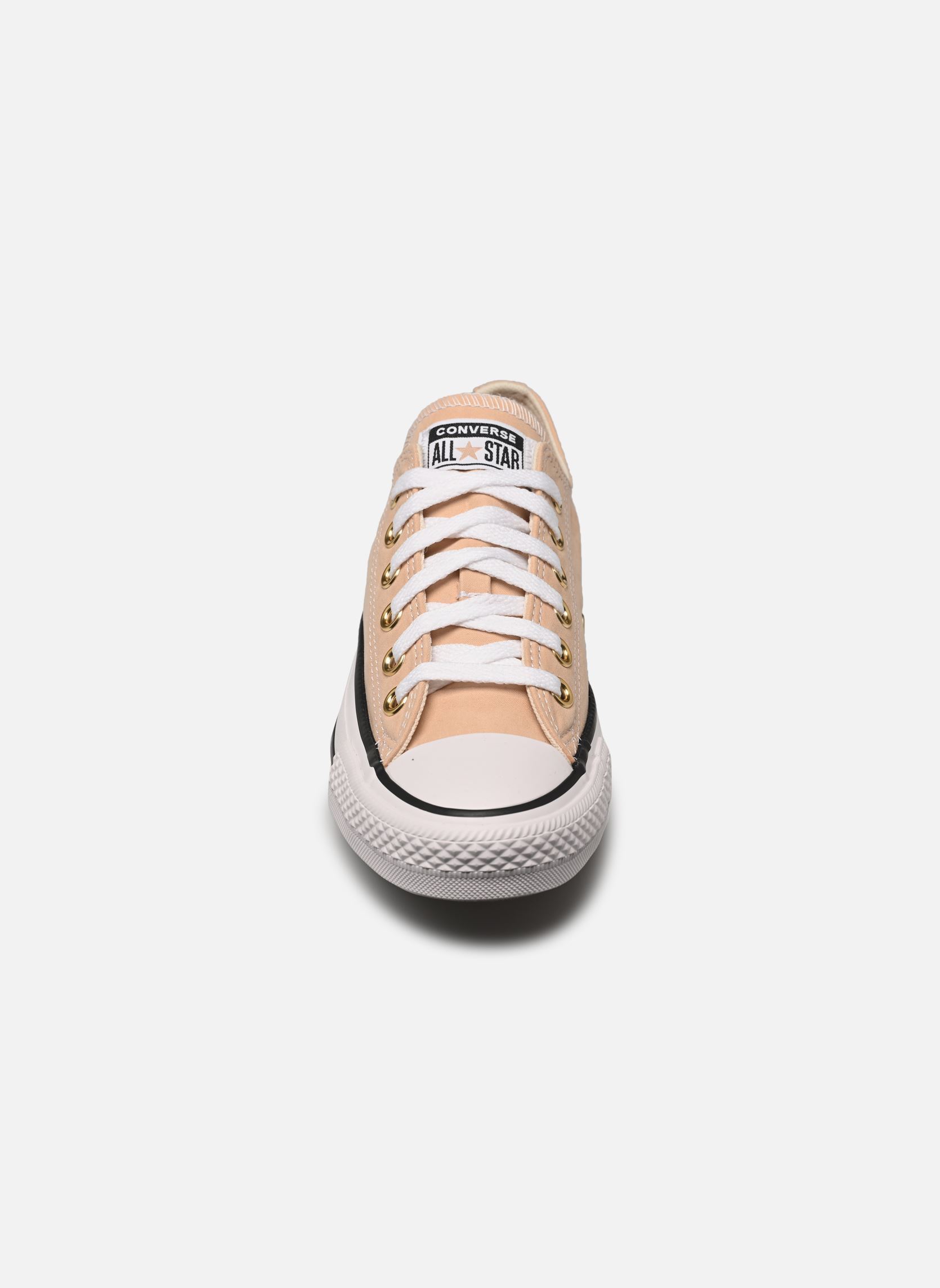 Print sneakers Chuck Taylor All Star Peached Canvas Ox dames beige Converse Print sneakers Chuck Taylor All Star Peached Canvas Ox dames beige COASTAL DUNE/WHITE/GOLD