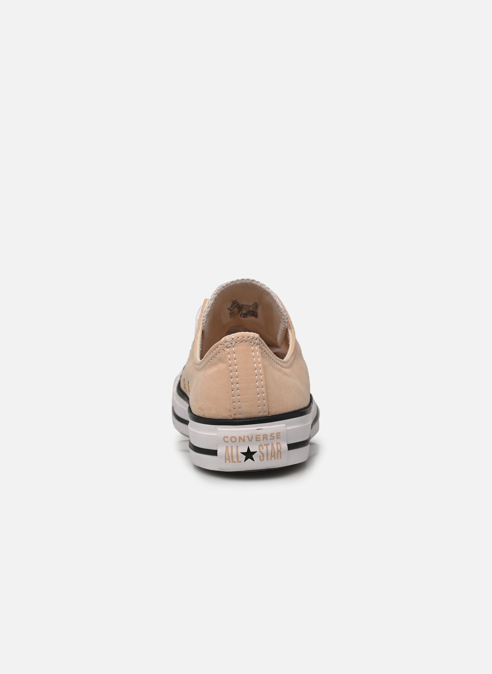 Print sneakers Chuck Taylor All Star Peached Canvas Ox dames beige Converse Print sneakers Chuck Taylor All Star Peached Canvas Ox dames beige COASTAL DUNE/WHITE/GOLD