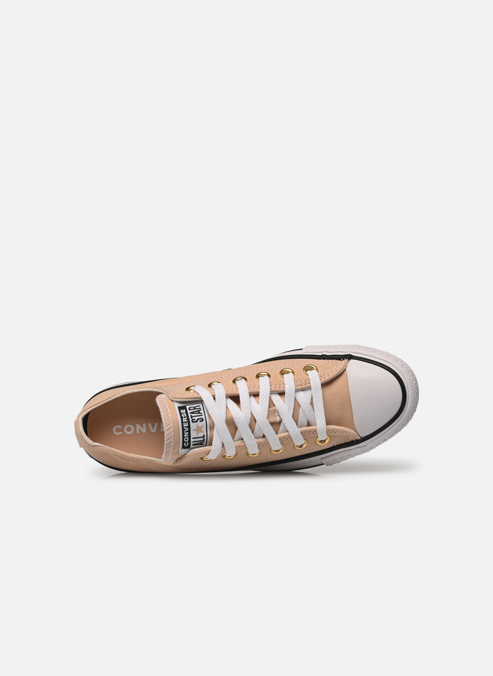 Print sneakers Chuck Taylor All Star Peached Canvas Ox dames beige Converse Print sneakers Chuck Taylor All Star Peached Canvas Ox dames beige COASTAL DUNE/WHITE/GOLD