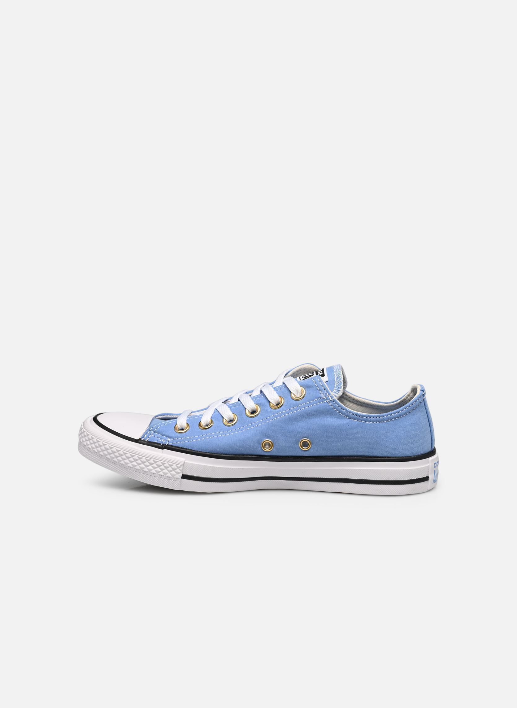 Sneakers di tela Chuck Taylor All Star Peached Canvas Ox donna blu Converse Sneakers di tela Chuck Taylor All Star Peached Canvas Ox donna blu OPEN SKY/WHITE/GOLD