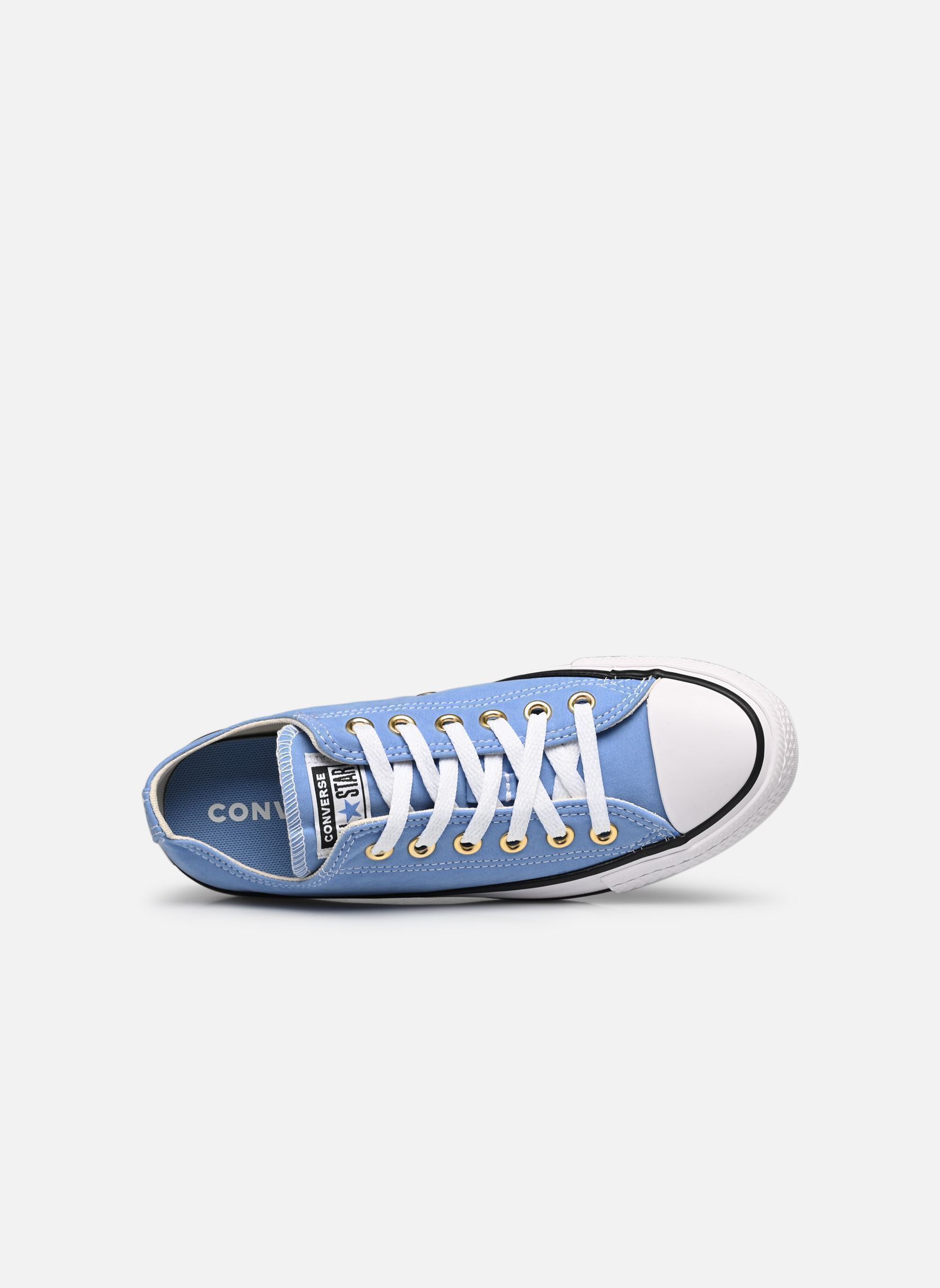 Sneakers di tela Chuck Taylor All Star Peached Canvas Ox donna blu Converse Sneakers di tela Chuck Taylor All Star Peached Canvas Ox donna blu OPEN SKY/WHITE/GOLD