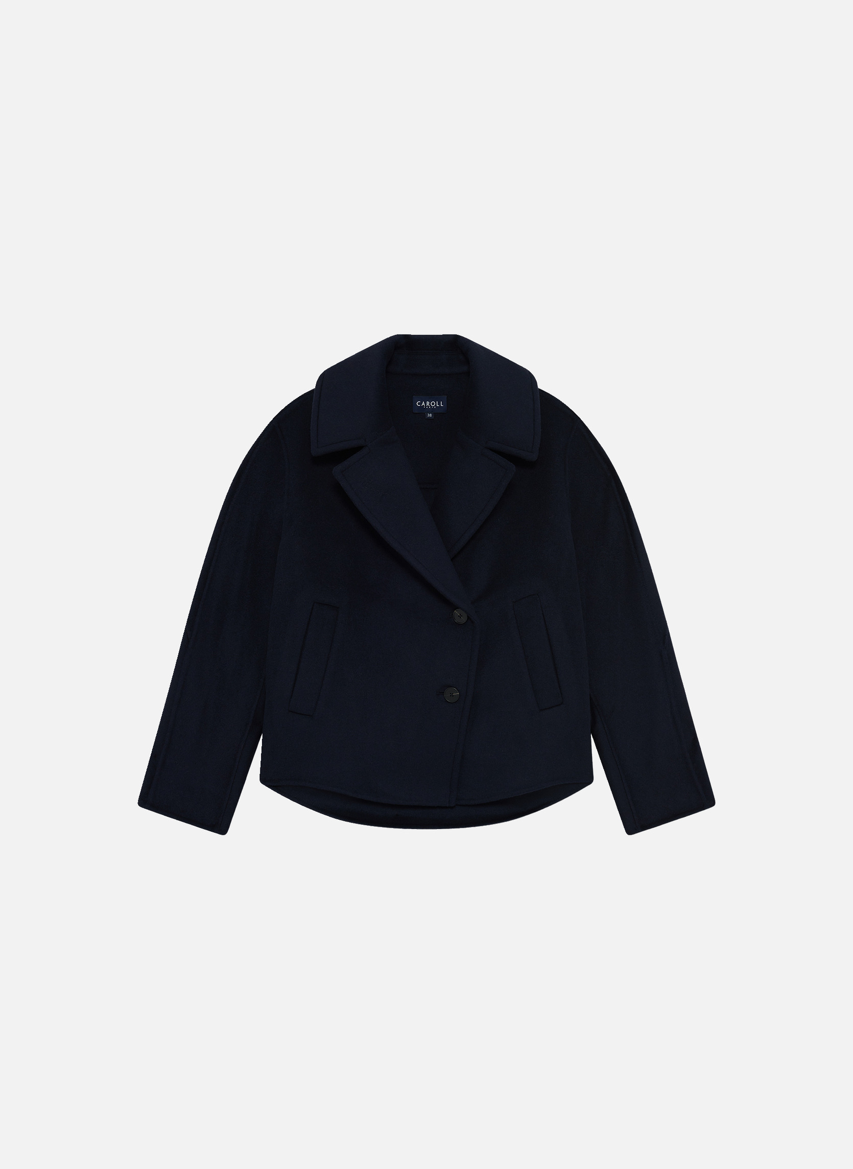 Vestes Manteaux - 242G-GAIAC femme bleu Caroll Vestes Manteaux - 242G-GAIAC femme bleu Bleu marine