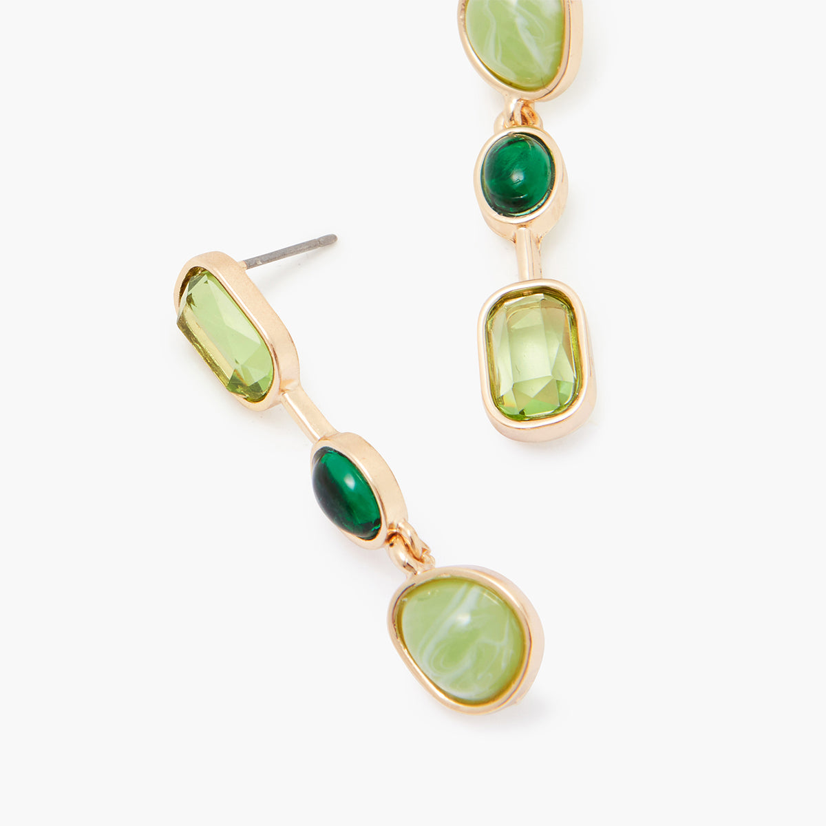 Boucles d’oreilles vertes - Les Caprices de Marie - Bijoux Fantaisie