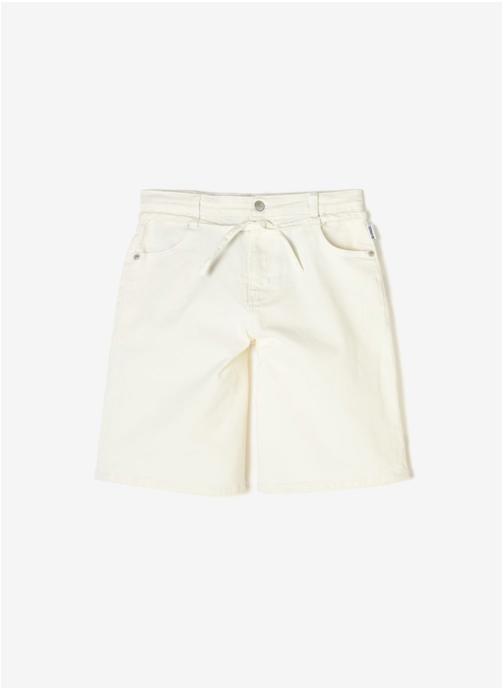 Le temps des cerises Shorts Short en jeans CARPUGI White fille blanc