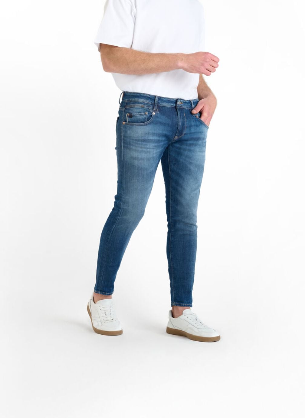 Jeans droit Jeans skinny POWER Blue homme bleu Le temps des cerises Jeans droit Jeans skinny POWER Blue homme bleu Bleu