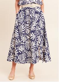 Jupes mi-longues JETOTEM femme bleu Bréal Jupes mi-longues JETOTEM femme bleu Bleu