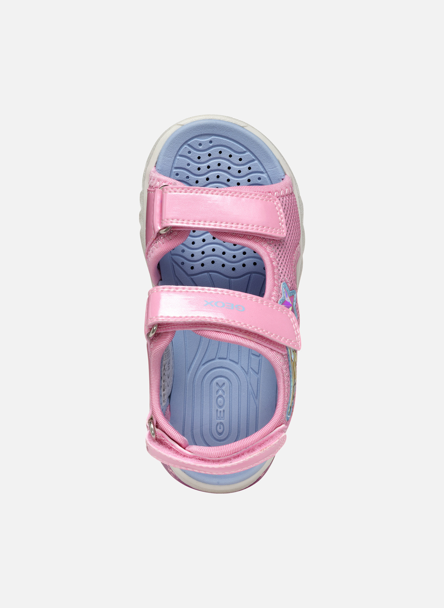Sandales J SANDAL CIBERDRON GIRL fille rose Geox Sandales J SANDAL CIBERDRON GIRL fille rose Rose pastel