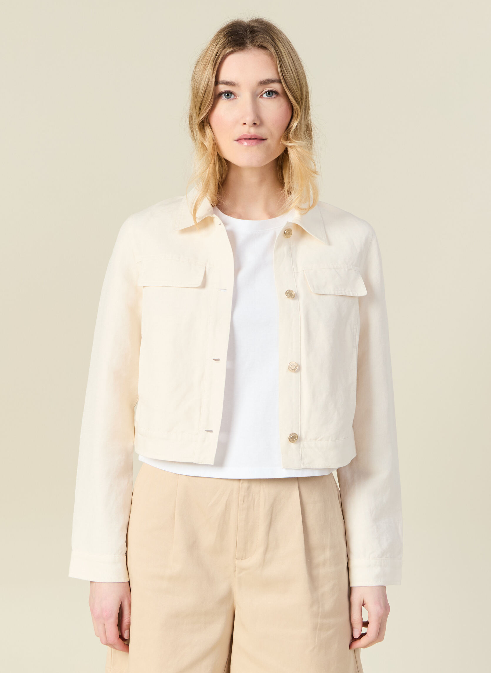 Blousons DAYLINF femme blanc Bonobo Blousons DAYLINF femme blanc Blanc