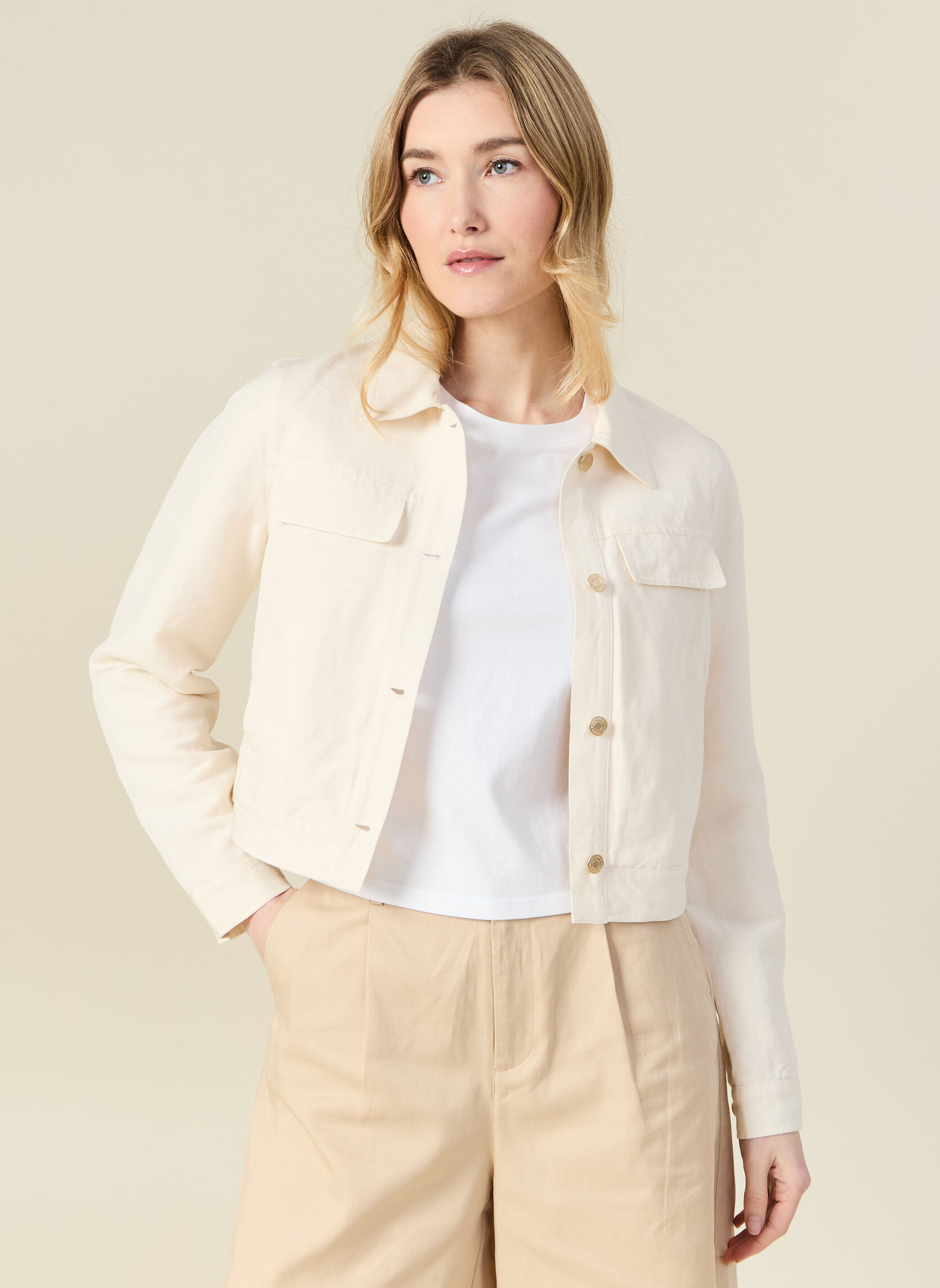Blousons DAYLINF femme blanc Bonobo Blousons DAYLINF femme blanc Blanc