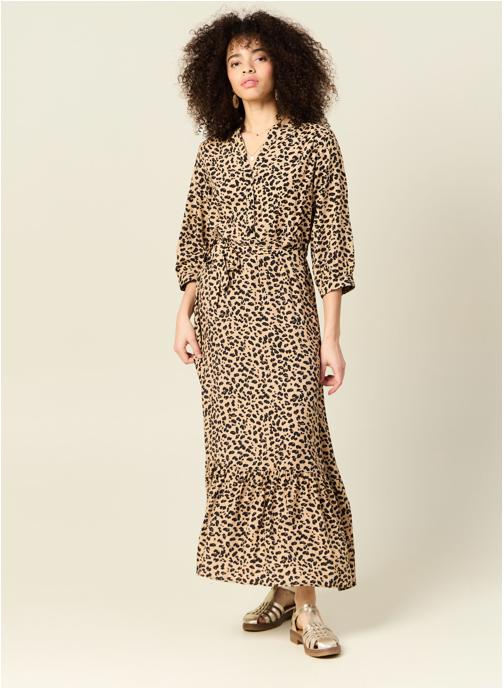 Bonobo Robes Robes longues - LEOROLF femme marron