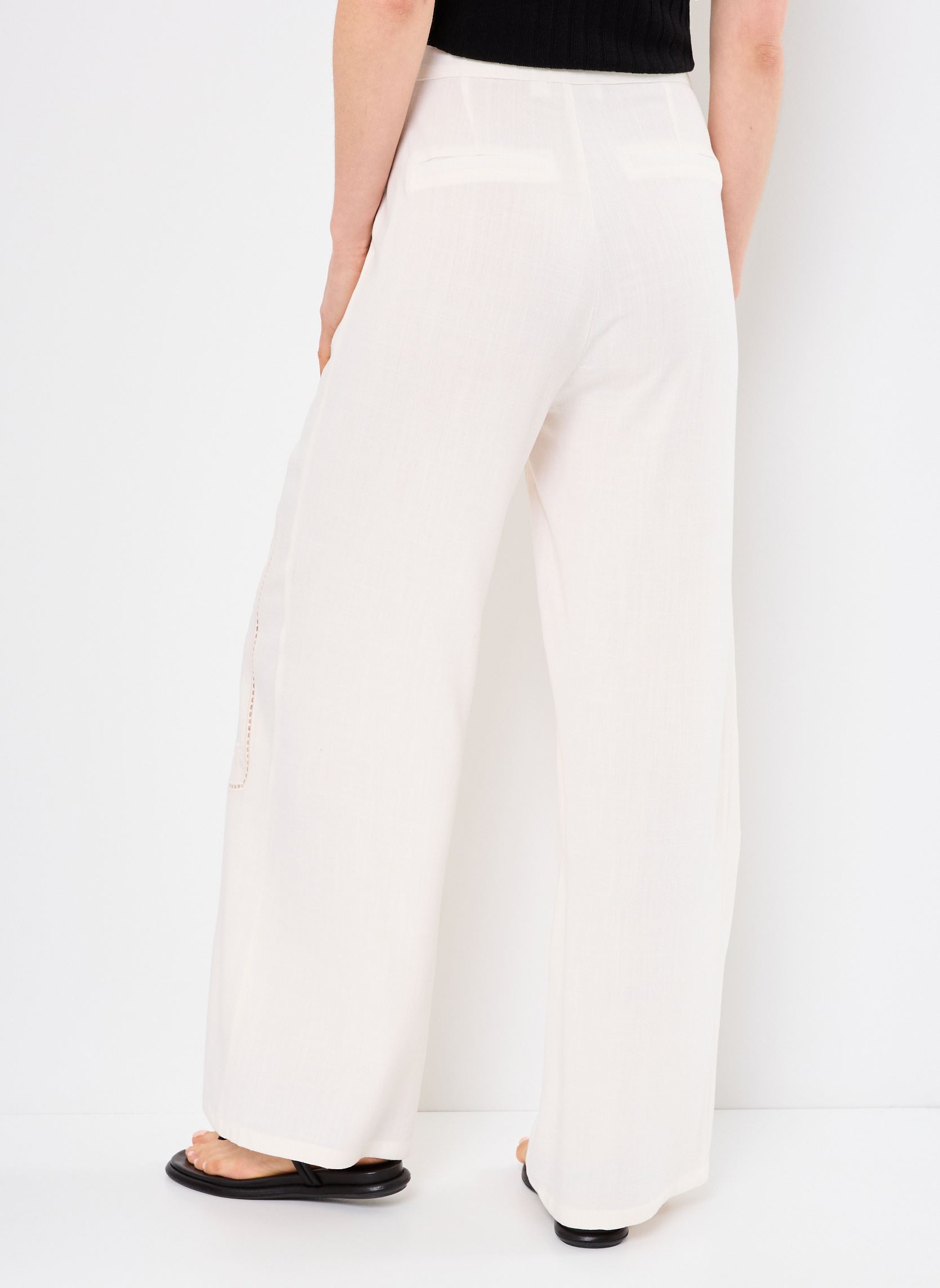Pantalons larges PRISKA LARGE femme blanc La Petite Etoile Pantalons larges PRISKA LARGE femme blanc 12-IVOIRE