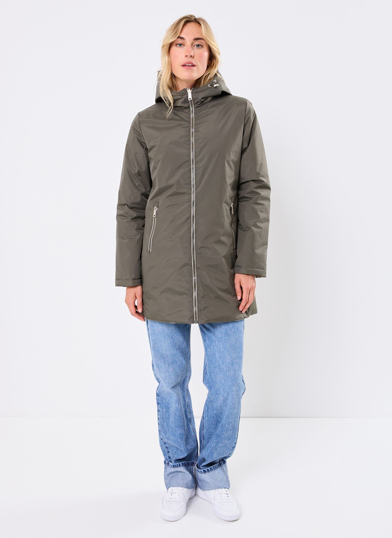 Gewatteerde jassen GLOREVER2 dames groen MADE BY Gewatteerde jassen GLOREVER2 dames groen Ivy green