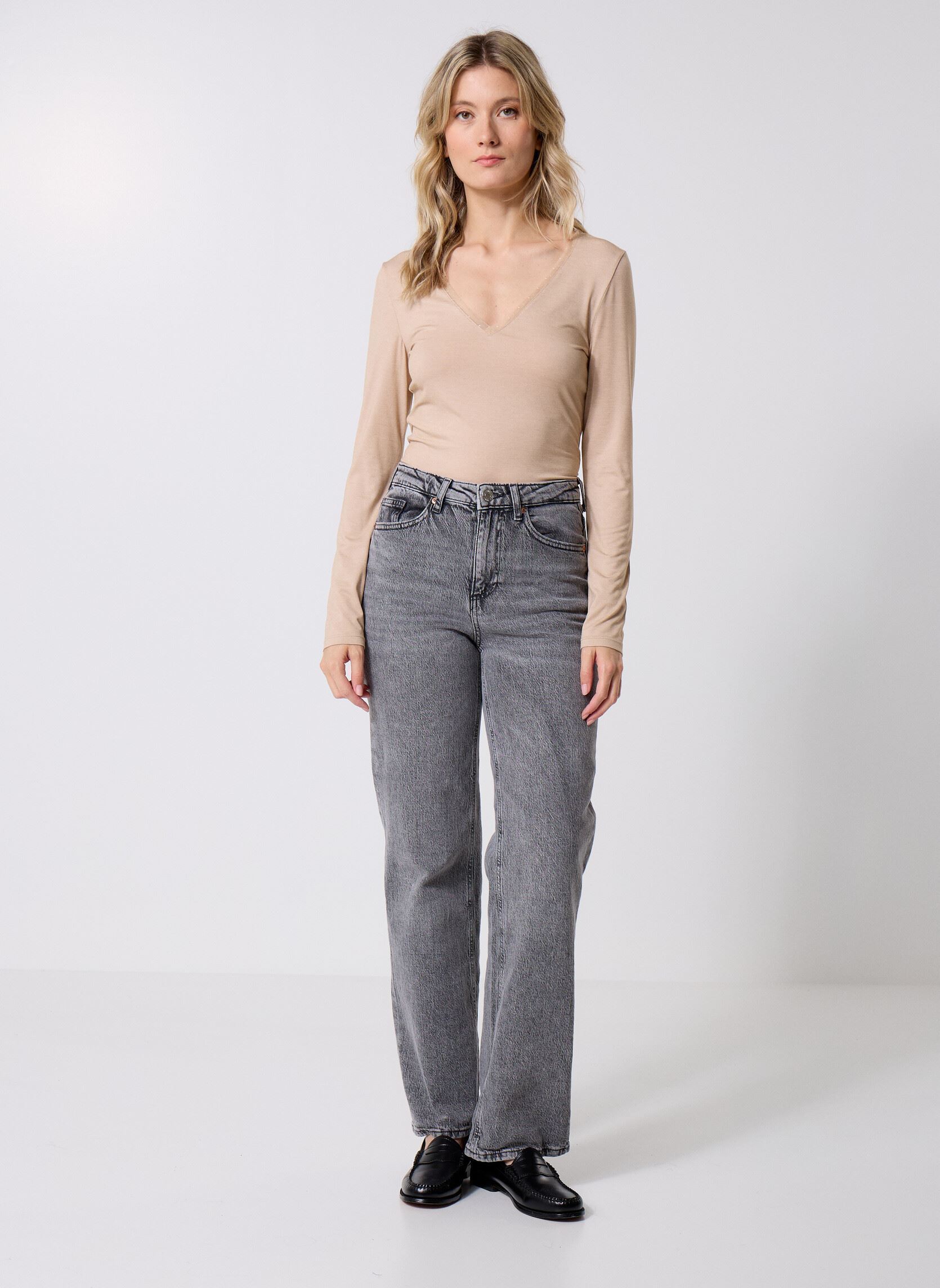 Tee-shirts manches longues TIANA femme beige MADE BY Tee-shirts manches longues TIANA femme beige DOESKIN