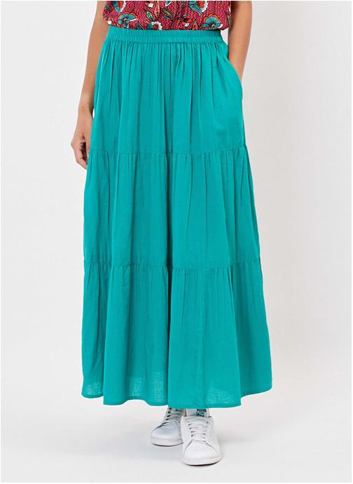 Jupe Longue Femme Influx Taille 46 Couleur Prune - Style évasé, Longueur 78 Cm, Occasion En Très Bon état