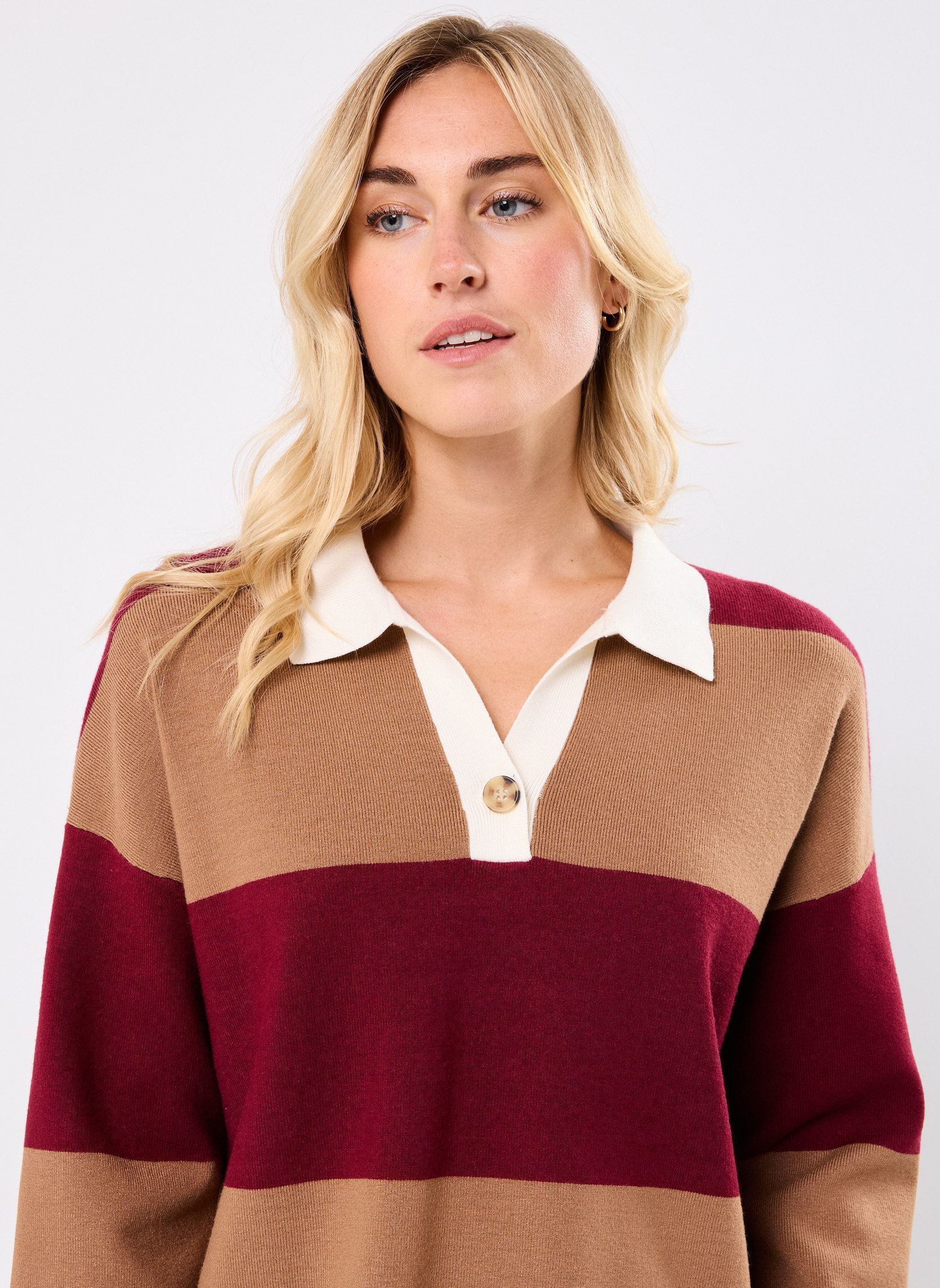 Pulls PRUNA femme bordeaux Georgia Rose Pulls PRUNA femme bordeaux RHUBARB