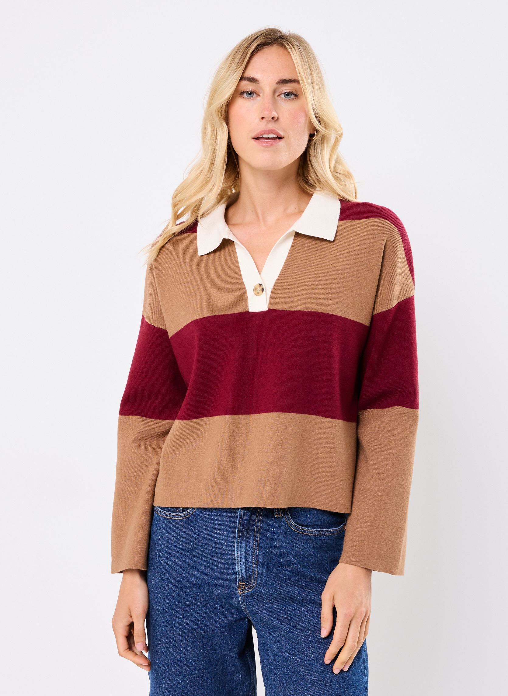 Pulls PRUNA femme bordeaux Georgia Rose Pulls PRUNA femme bordeaux RHUBARB