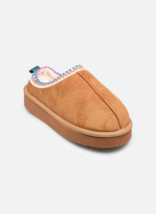 Van Buren sinds 1861 Klassieke Lamsvacht Dames Pantoffel Grijs | Maat 36 t/m 46 | Rubberen Zool