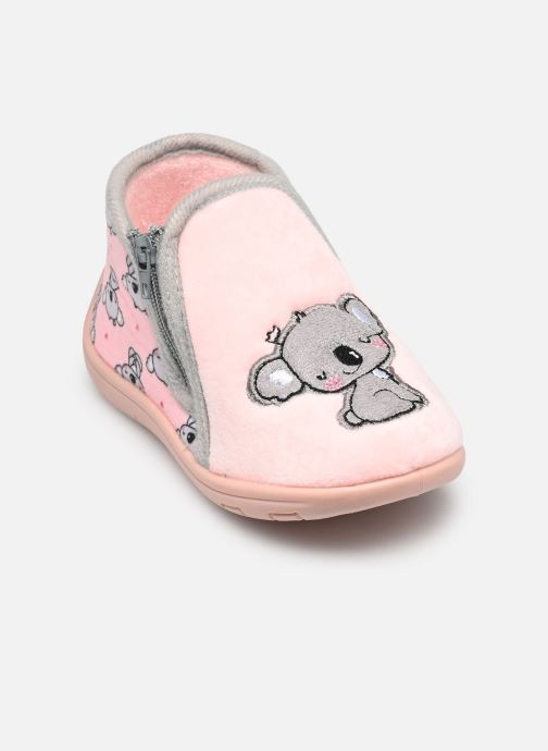 Sarenza Wear Chaussons montants chausson bb LOUISETTE fille rose