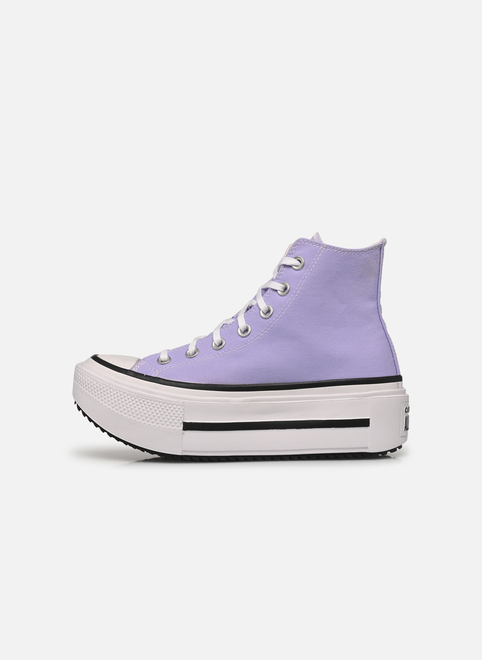 Baskets toile Chuck Taylor All Star Lift Double Stack femme violet Converse Baskets toile Chuck Taylor All Star Lift Double Stack femme violet VIOLET HEAT