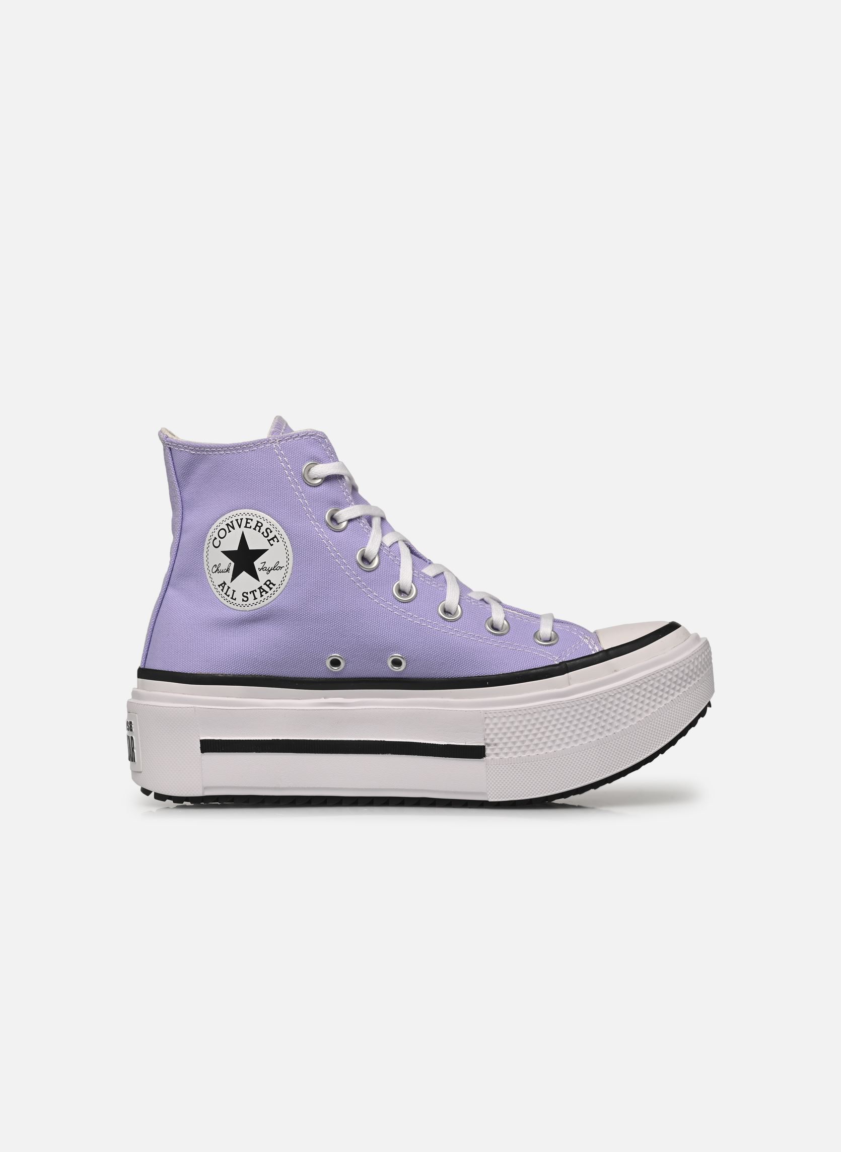 Baskets toile Chuck Taylor All Star Lift Double Stack femme violet Converse Baskets toile Chuck Taylor All Star Lift Double Stack femme violet VIOLET HEAT