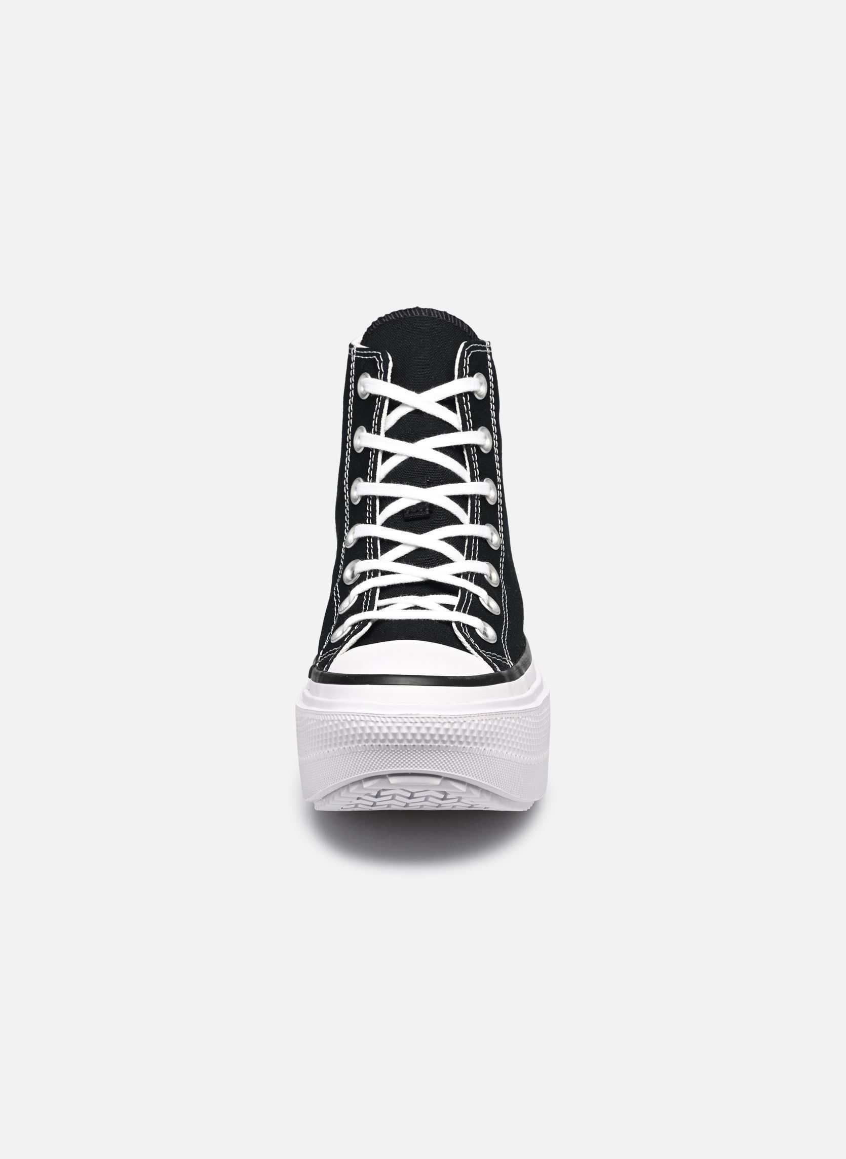 Baskets toile Chuck Taylor All Star Lift Double Stack femme noir Converse Baskets toile Chuck Taylor All Star Lift Double Stack femme noir BLACK/WHITE
