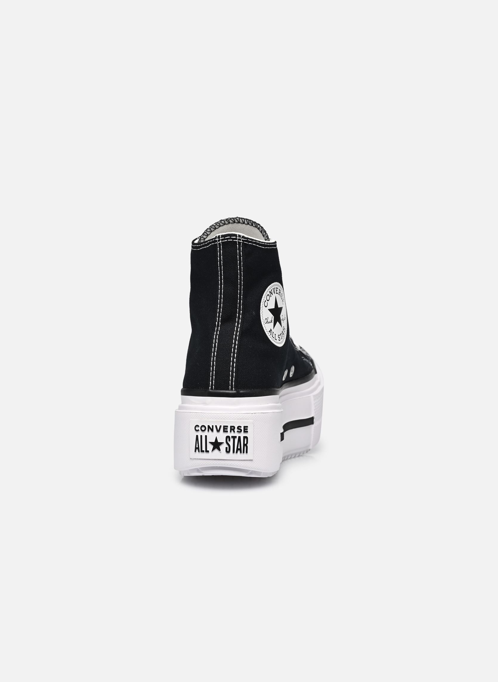 Baskets toile Chuck Taylor All Star Lift Double Stack femme noir Converse Baskets toile Chuck Taylor All Star Lift Double Stack femme noir BLACK/WHITE