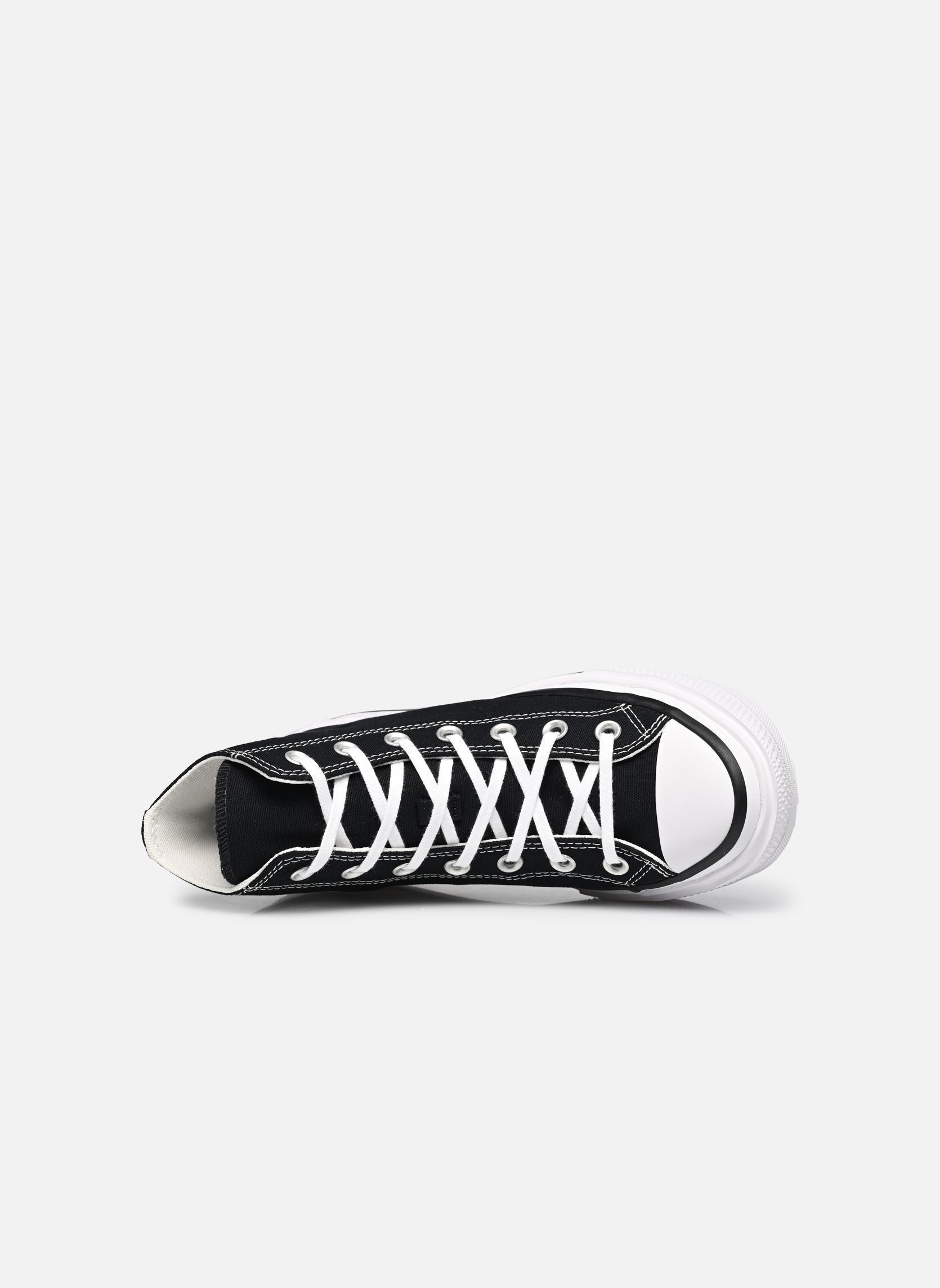 Baskets toile Chuck Taylor All Star Lift Double Stack femme noir Converse Baskets toile Chuck Taylor All Star Lift Double Stack femme noir BLACK/WHITE