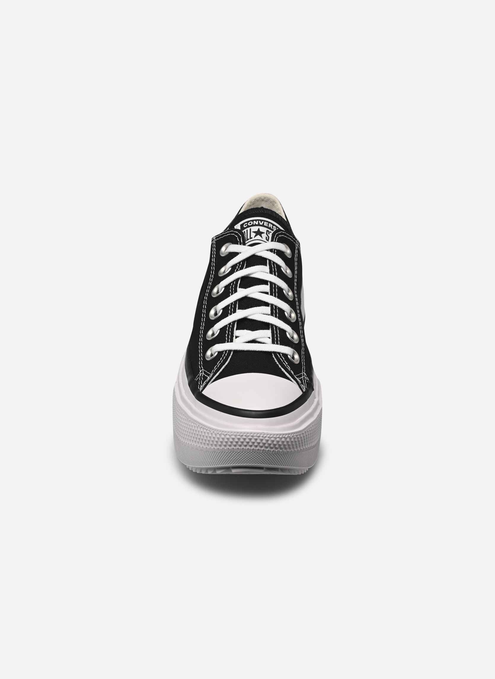 Baskets toile Chuck Taylor All Star Lift Double Stack femme noir Converse Baskets toile Chuck Taylor All Star Lift Double Stack femme noir BLACK/WHITE