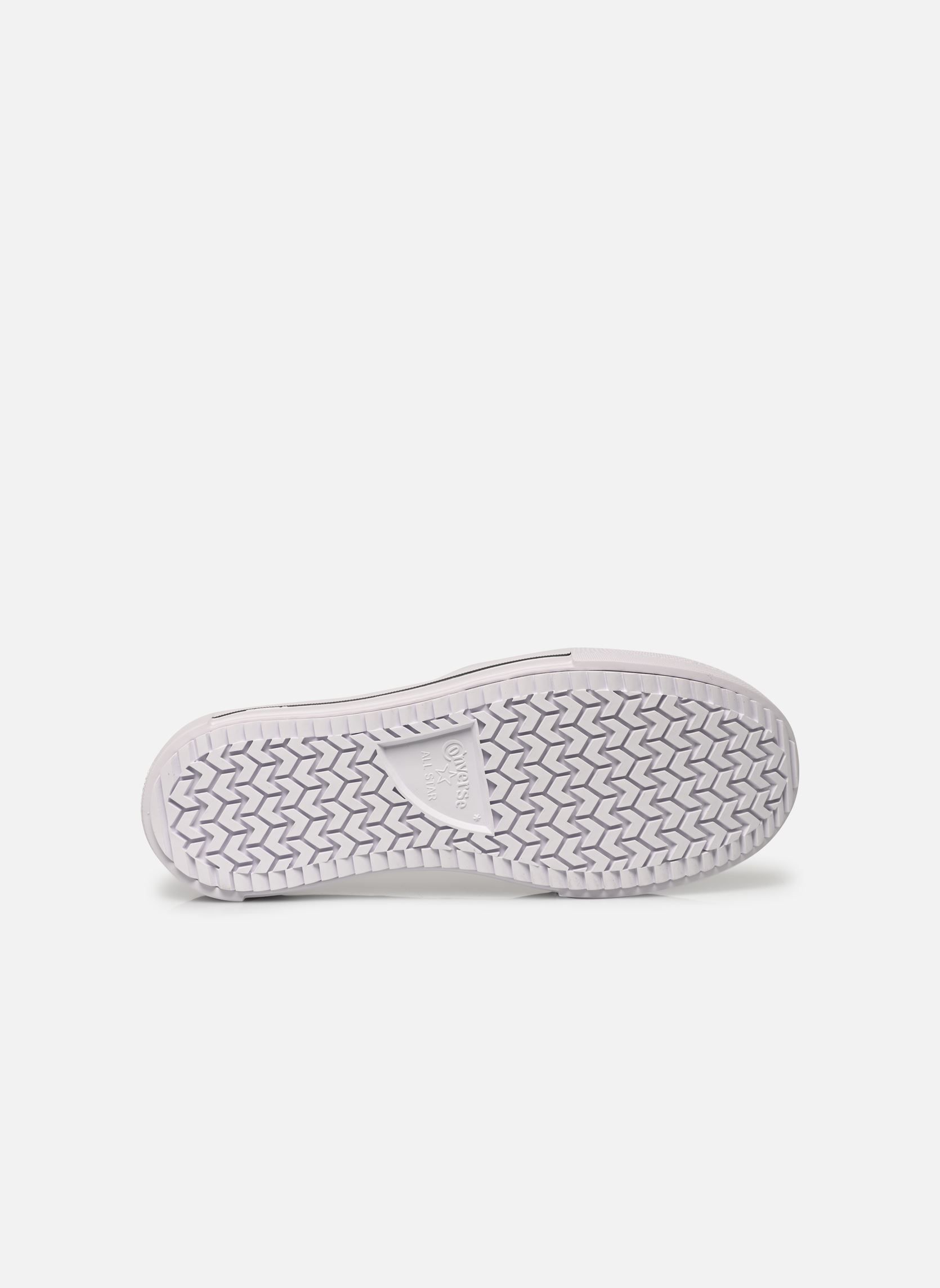 Baskets toile Chuck Taylor All Star Lift Double Stack femme blanc Converse Baskets toile Chuck Taylor All Star Lift Double Stack femme blanc WHITE/BLACK
