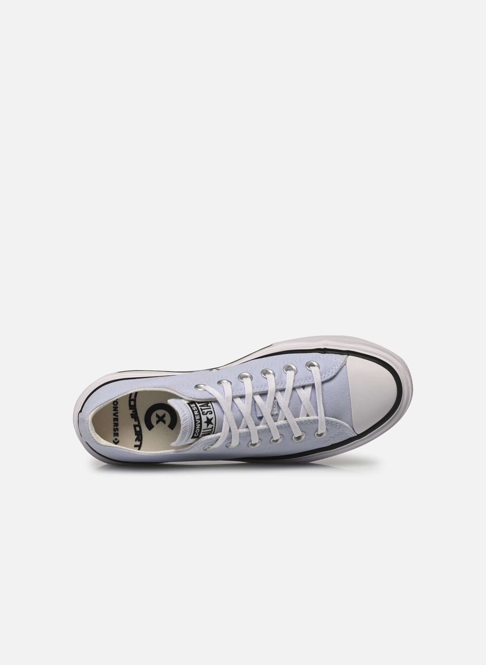 Baskets toile Chuck Taylor All Star Lift Double Stack femme violet Converse Baskets toile Chuck Taylor All Star Lift Double Stack femme violet BLUEBERRY ICE