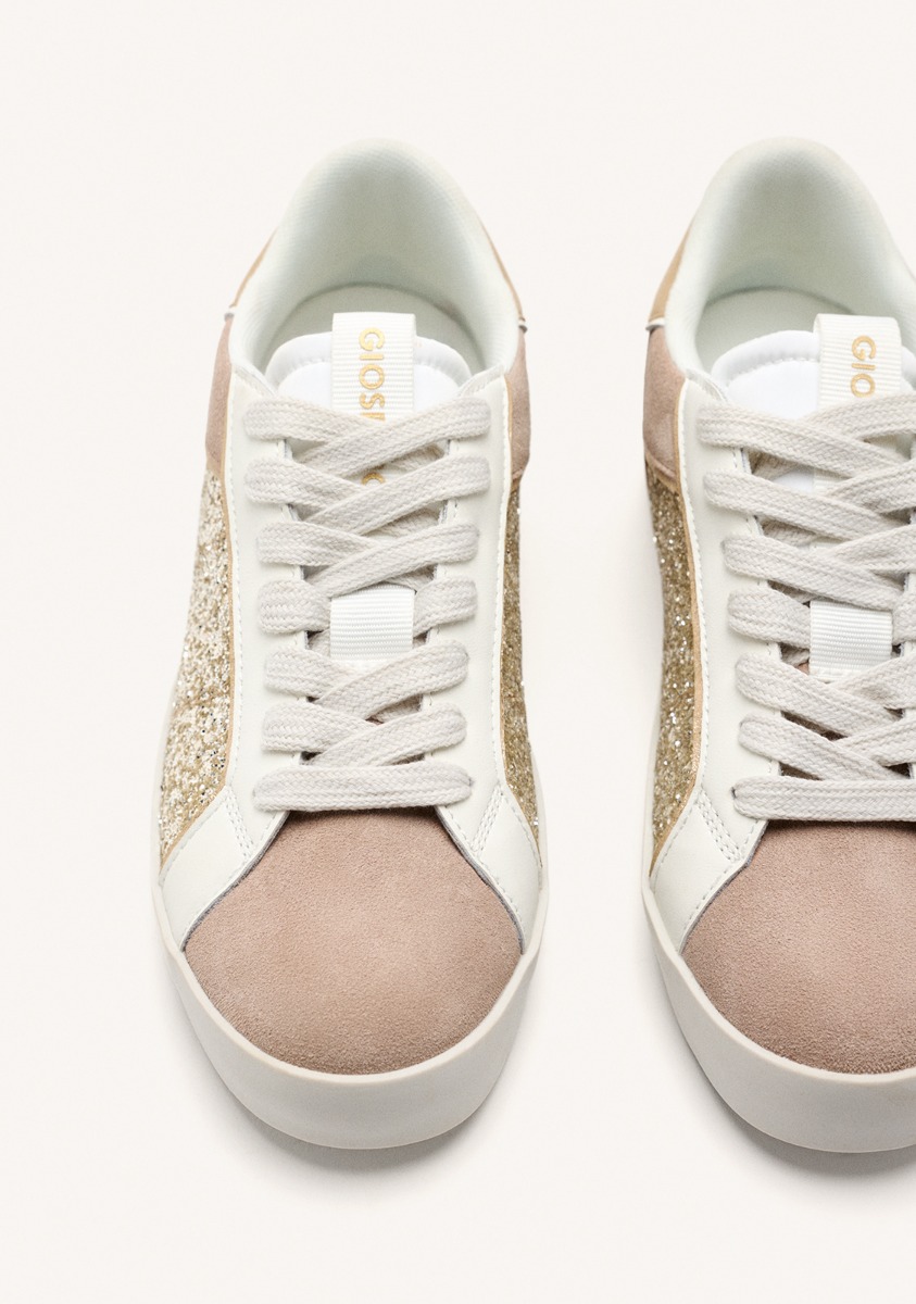 Baskets basses Cas&sport - Baskets Compensées Cuir Brillant Epsom - Oro femme or et bronze Gioseppo Baskets basses Cas&sport - Baskets Compensées Cuir Brillant Epsom - Oro femme or et bronze Or