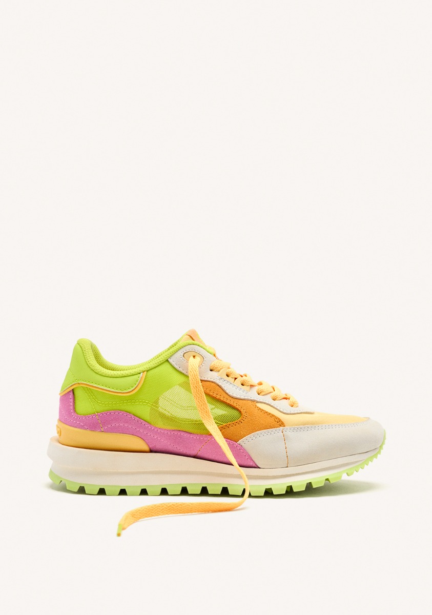 Baskets basses Cas&sport - Baskets Cuir Grille Iola - Jaune femme jaune Gioseppo Baskets basses Cas&sport - Baskets Cuir Grille Iola - Jaune femme jaune Jaune