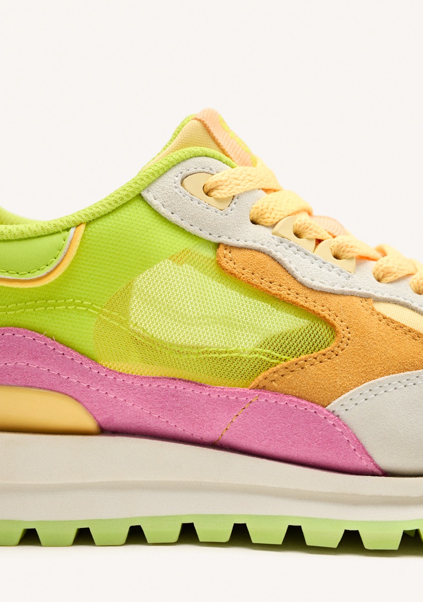 Baskets basses Cas&sport - Baskets Cuir Grille Iola - Jaune femme jaune Gioseppo Baskets basses Cas&sport - Baskets Cuir Grille Iola - Jaune femme jaune Jaune