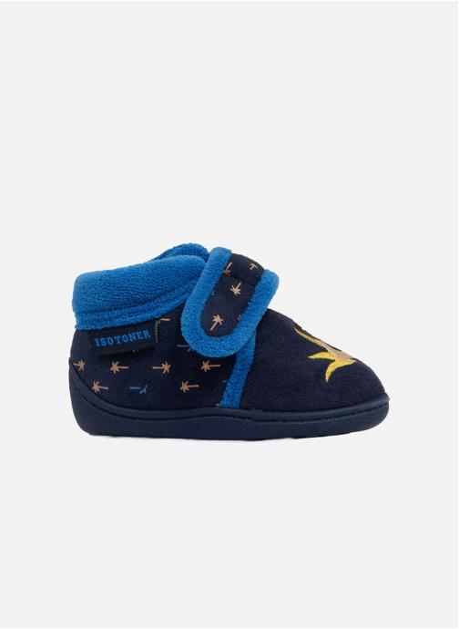 Isotoner Chaussons Chaussons bottillons velcro Enfant Marine garçon bleu