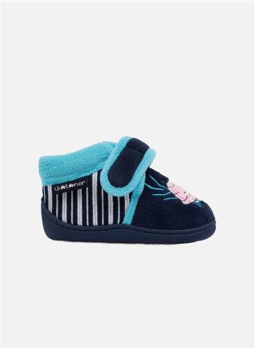 Isotoner Chaussons Chaussons bottillons velcro Enfant Marine fille bleu