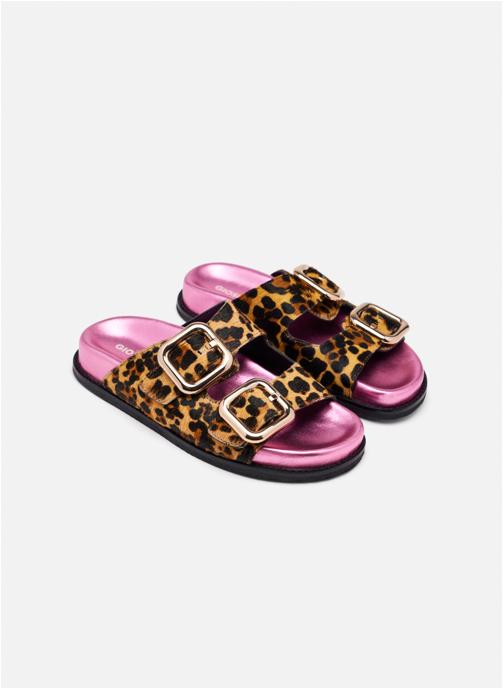 Gioseppo Sandales Sandals - Sandales Cuir Imprimé Léopard Mifflin - Leopardo femme multicolore