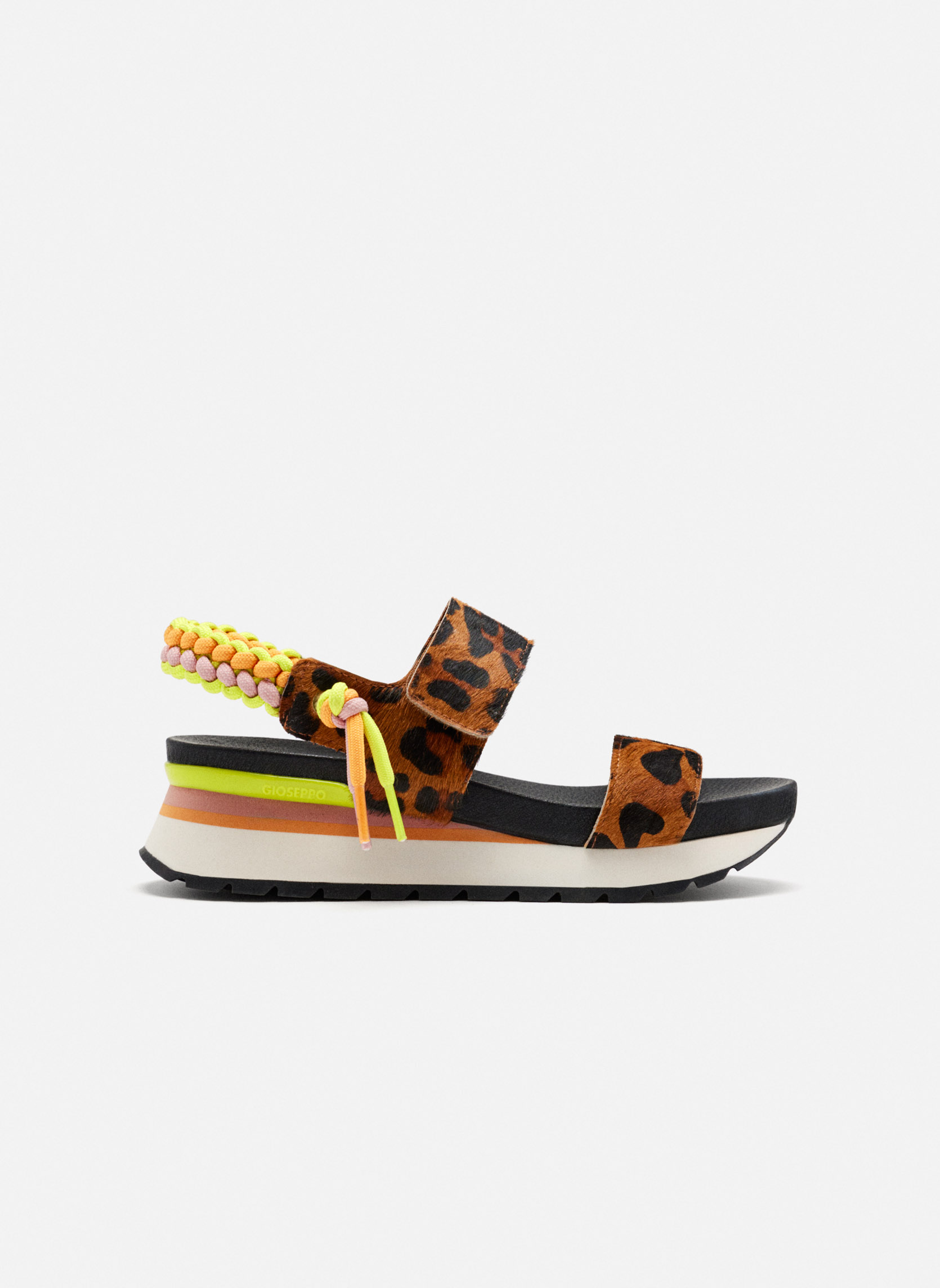 Sandales Casual Sandals - Sandales Sportives Cuir Imprimé Léopard Leverett - Leopardo femme multicolore Gioseppo Sandales Casual Sandals - Sandales Sportives Cuir Imprimé Léopard Leverett - Leopardo femme multicolore Multicouleur