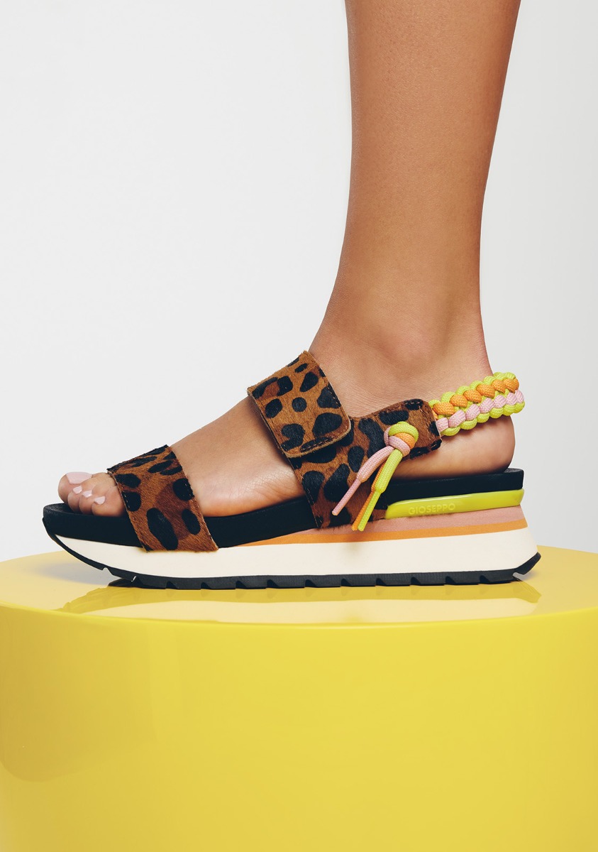 Sandales Casual Sandals - Sandales Sportives Cuir Imprimé Léopard Leverett - Leopardo femme multicolore Gioseppo Sandales Casual Sandals - Sandales Sportives Cuir Imprimé Léopard Leverett - Leopardo femme multicolore Multicouleur