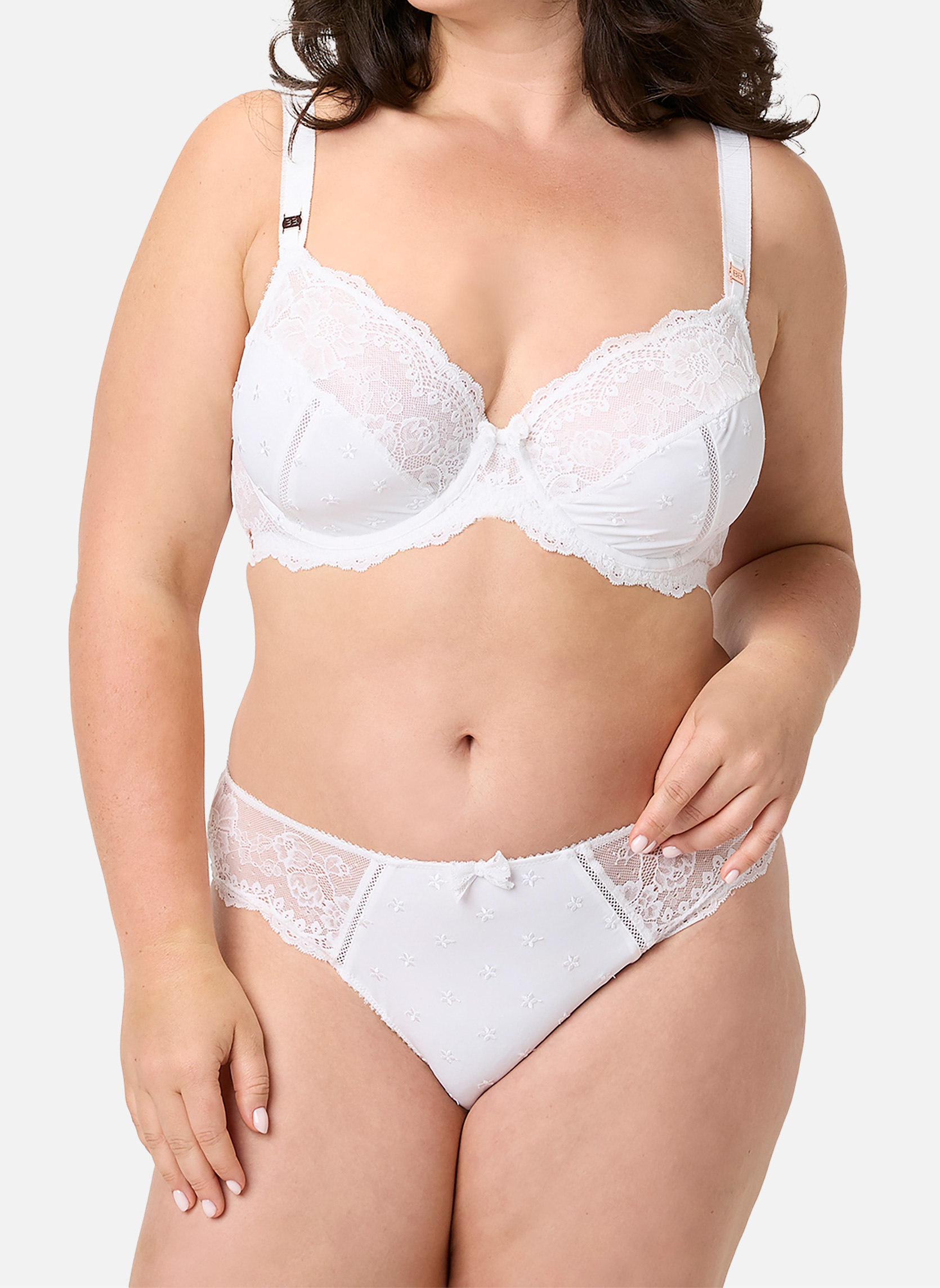 Culottes Culotte grande taille blanche Louange femme blanc Brigitte Bardot Culottes Culotte grande taille blanche Louange femme blanc Blanc