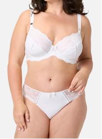 Culottes Culotte grande taille blanche Louange femme blanc Brigitte Bardot Culottes Culotte grande taille blanche Louange femme blanc Blanc