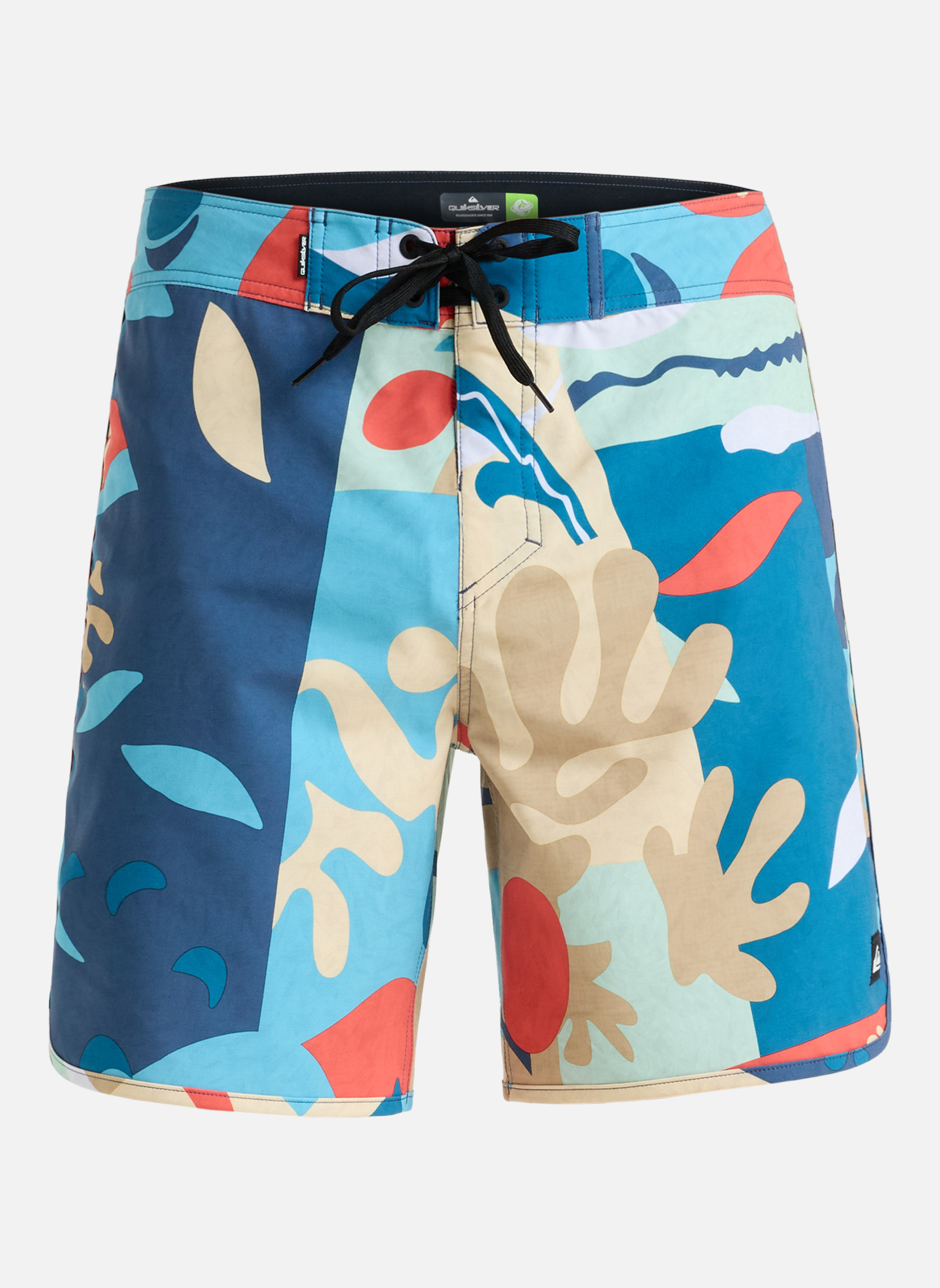 Shorts de bain Surfsilk Scallop 18 homme multicolore Quiksilver Shorts de bain Surfsilk Scallop 18 homme multicolore Multicouleur