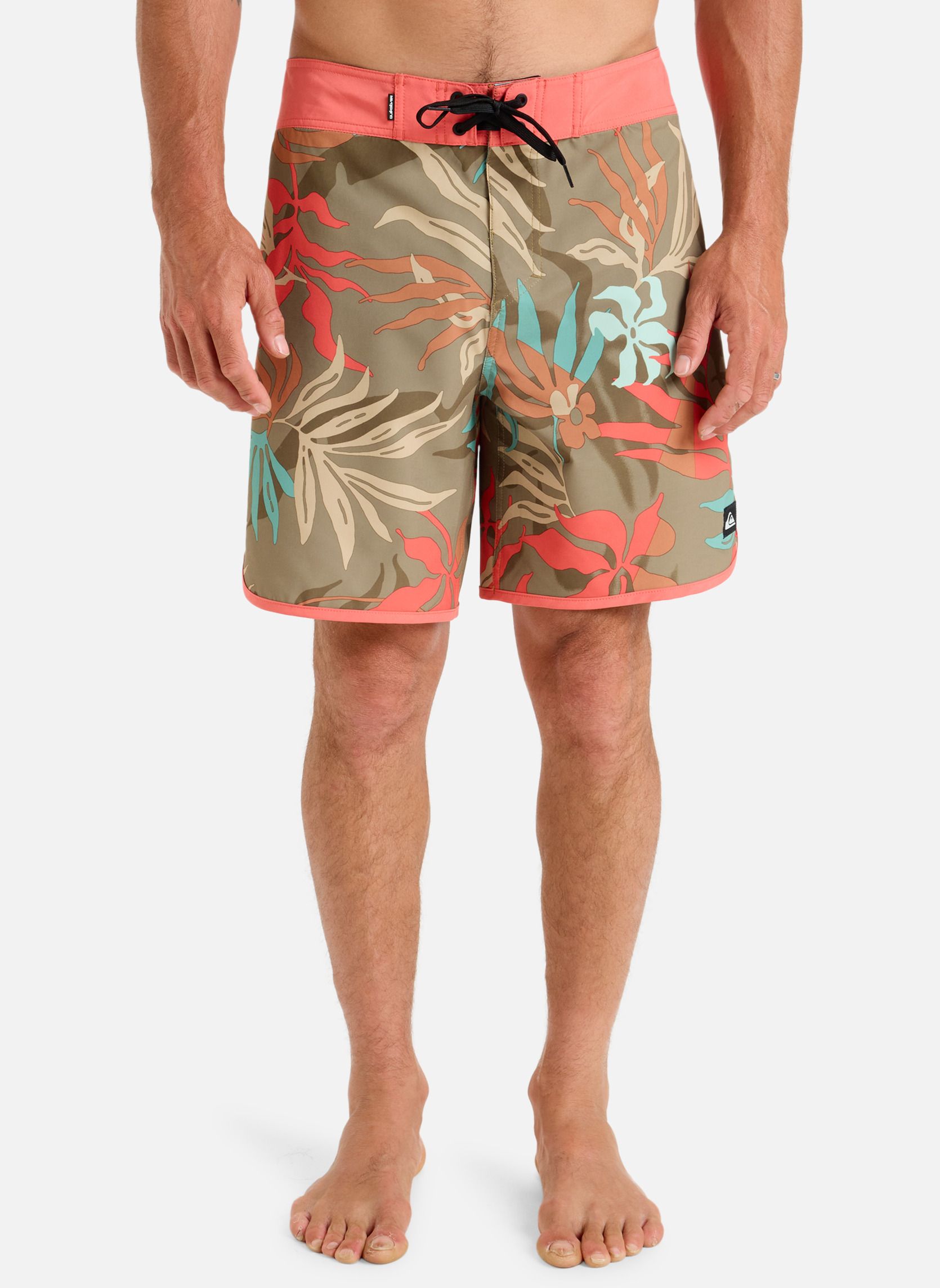 Shorts de bain Surfsilk Scallop 18 homme multicolore Quiksilver Shorts de bain Surfsilk Scallop 18 homme multicolore Multicouleur