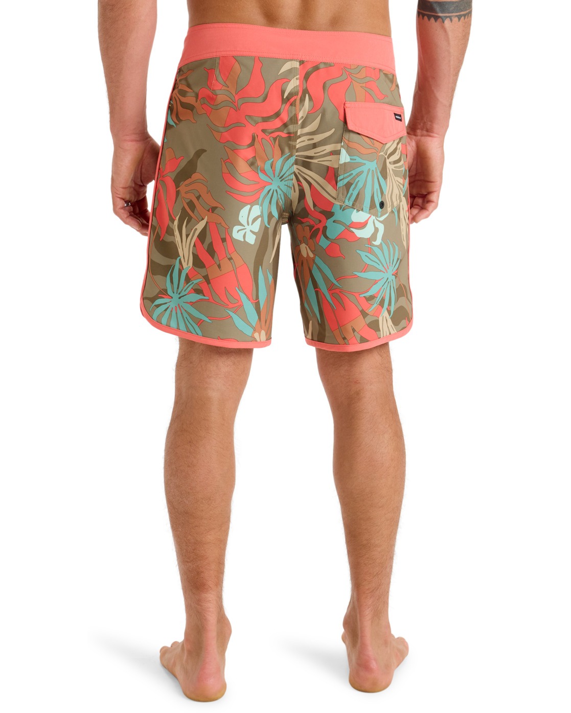 Shorts de bain Surfsilk Scallop 18 homme multicolore Quiksilver Shorts de bain Surfsilk Scallop 18 homme multicolore Multicouleur