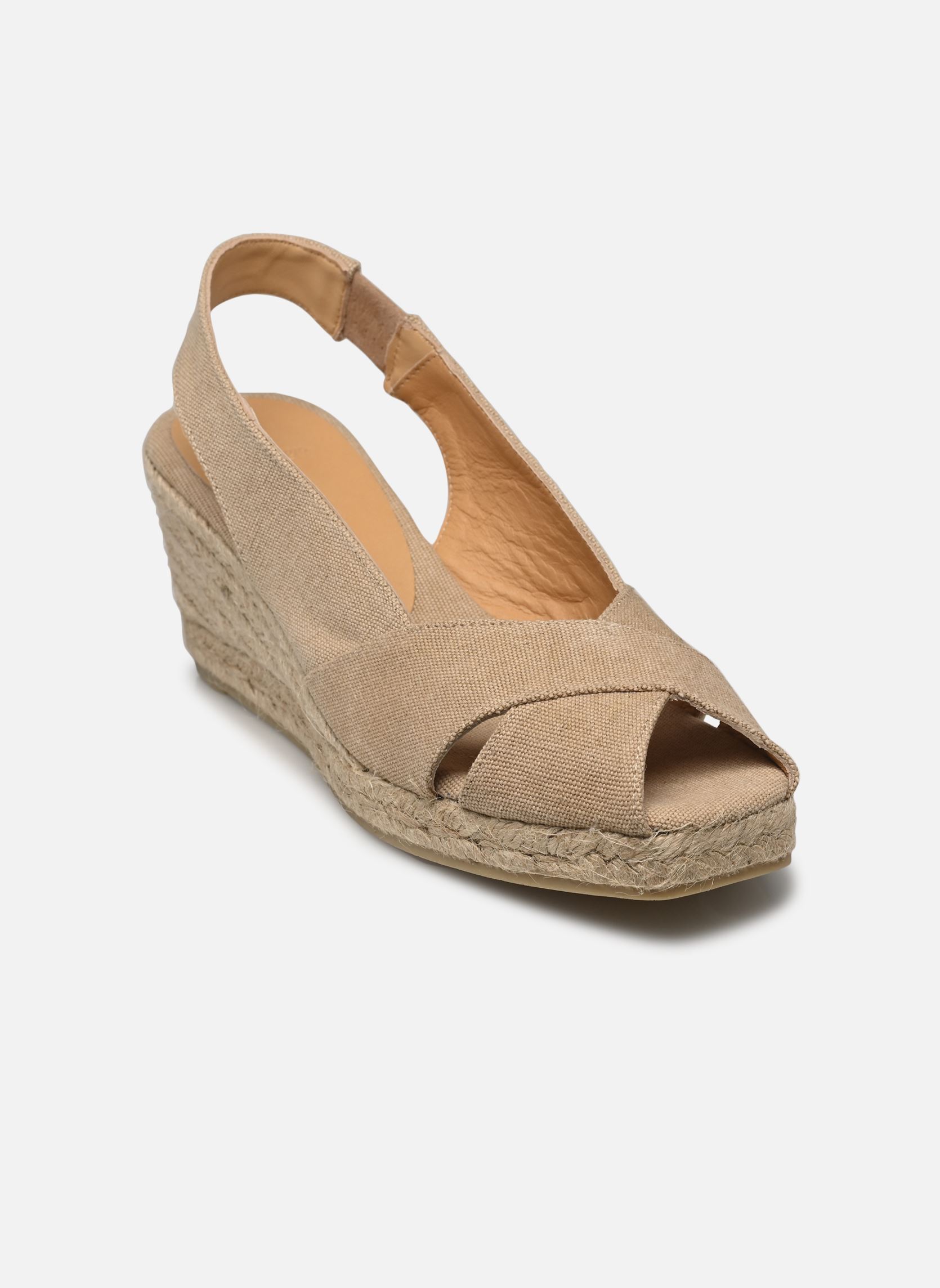 Espadrilles compensées et plateformes Diana H6 femme beige Castaner Espadrilles compensées et plateformes Diana H6 femme beige SAND