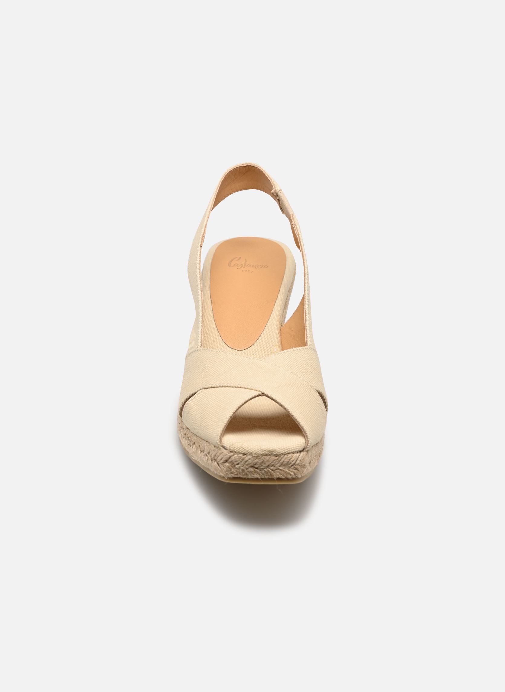 Espadrilles compensées et plateformes Diana H6 femme blanc Castaner Espadrilles compensées et plateformes Diana H6 femme blanc IVORY