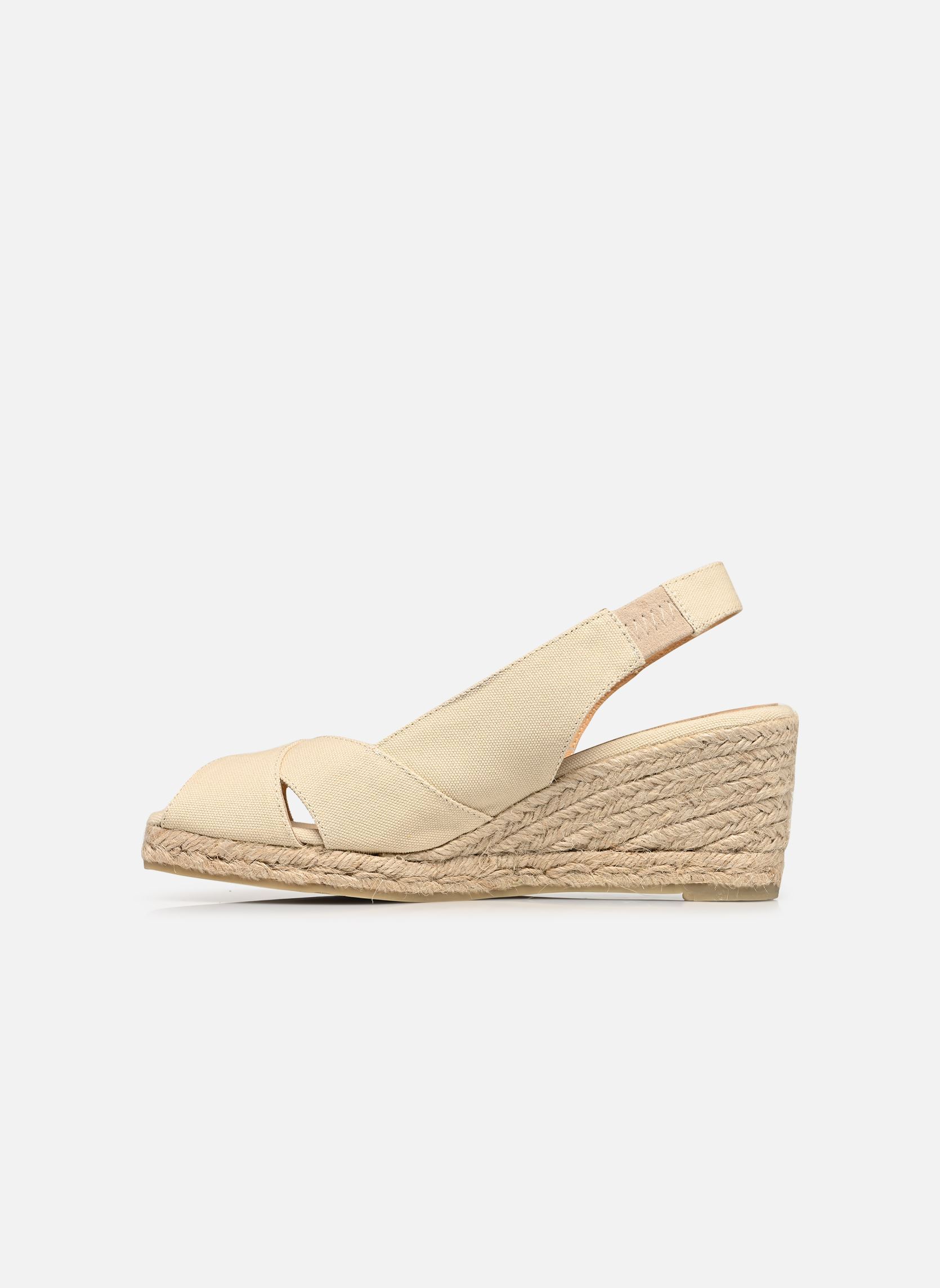 Espadrilles compensées et plateformes Diana H6 femme blanc Castaner Espadrilles compensées et plateformes Diana H6 femme blanc IVORY